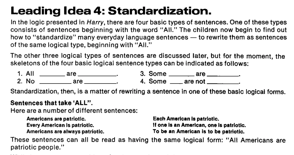 المقطع الإنجليزي عن Standardization