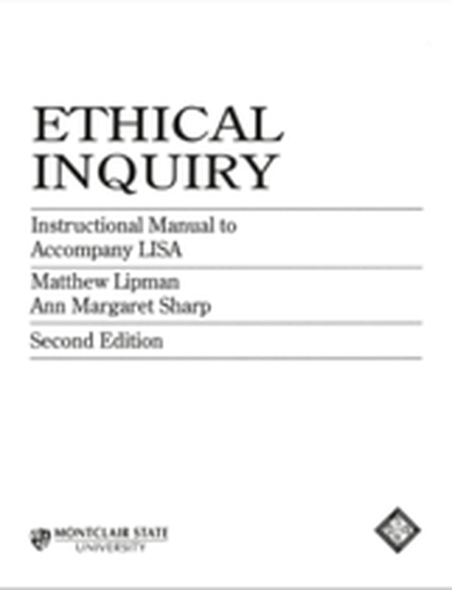 الغلاف الأصلي لدليل Ethical Inquiry